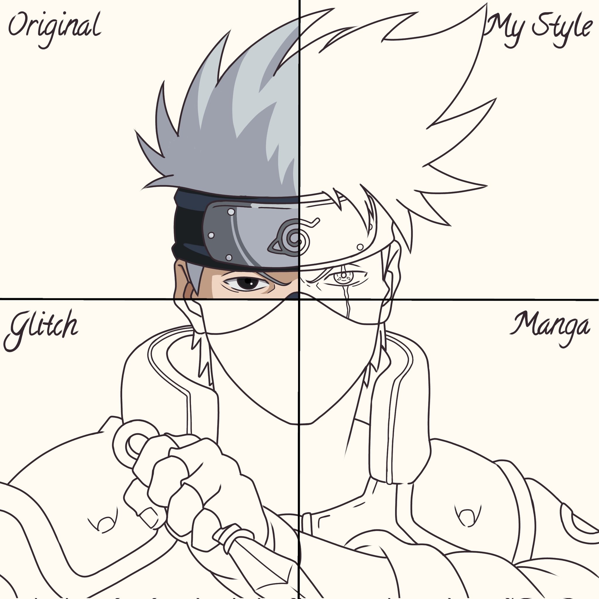 How To Draw Kakashi Hatake With Ease!, Naruto Shippuden