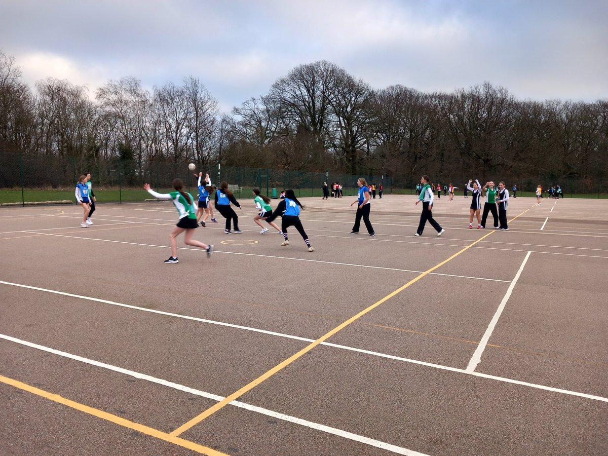 Year 10 interhouse netball in full swing! #teamwork <a href="/bromleyhs/">Bromley High School</a>