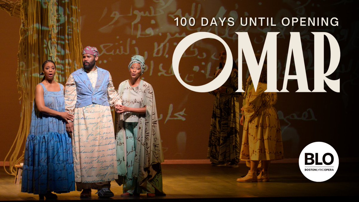 Boston Lyric Opera (@bostlyricopera) on Twitter photo We are 100 days away from the opening of OMAR by <a href="/RhiannonGiddens/">Rhiannon Giddens</a> & <a href="/michaelabels/">Michael Abels</a>.
Reserve your tickets today!
#Omar #RhiannonGiddens #MichaelAbels #Opera #Boston
Photo credit: <a href="/SpoletoFestival/">Spoleto Festival USA</a> We are 100 days away from the opening of OMAR by <a href="/RhiannonGiddens/">Rhiannon Giddens</a> & <a href="/michaelabels/">Michael Abels</a>.
Reserve your tickets today!
#Omar #RhiannonGiddens #MichaelAbels #Opera #Boston
Photo credit: <a href="/SpoletoFestival/">Spoleto Festival USA</a>