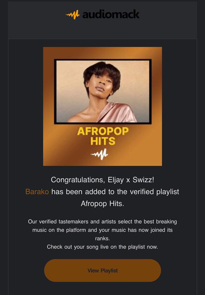 plustwotwozero's tweet photo. #Barako by @eljayxswizz feat. @brikama_boyo is the number 1 song in the country on @audiomackafrica.

It’s Also added to your favorite Playlists on the Audiomack. 

Keep on streaming. https://t.co/aQLUUQcU4x