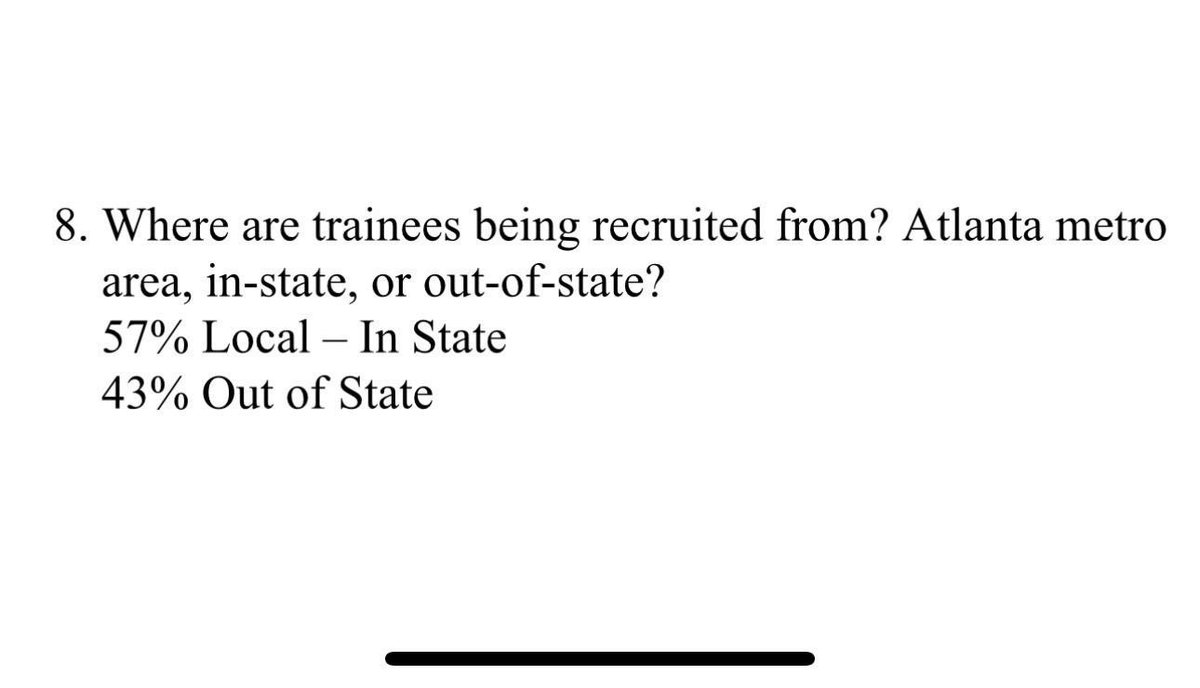RevSouthNolan's tweet photo. BREAKING: A new survey that Atlanta filled out to get a loan for Cop City shows that 43% of training will be for cops who live outside the State of Georgia.

Meanwhile, they are calling all out-of-state protesters “terrorists”. 

This is not just a local struggle #StopCopCity https://t.co/91r9hDaDH2