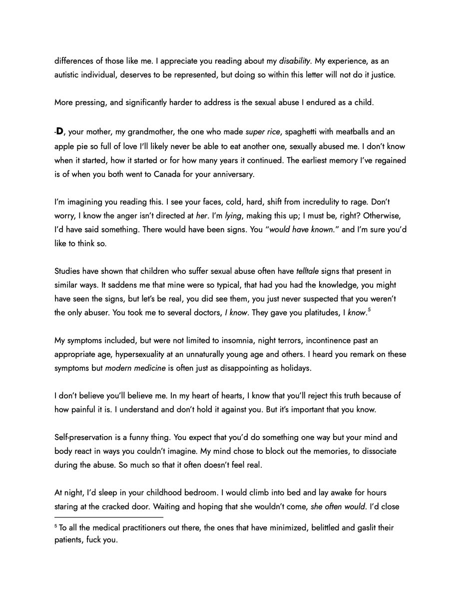 Page 4-8 of the Preface to my memoir #trauma #familyabuse #shame #memoir