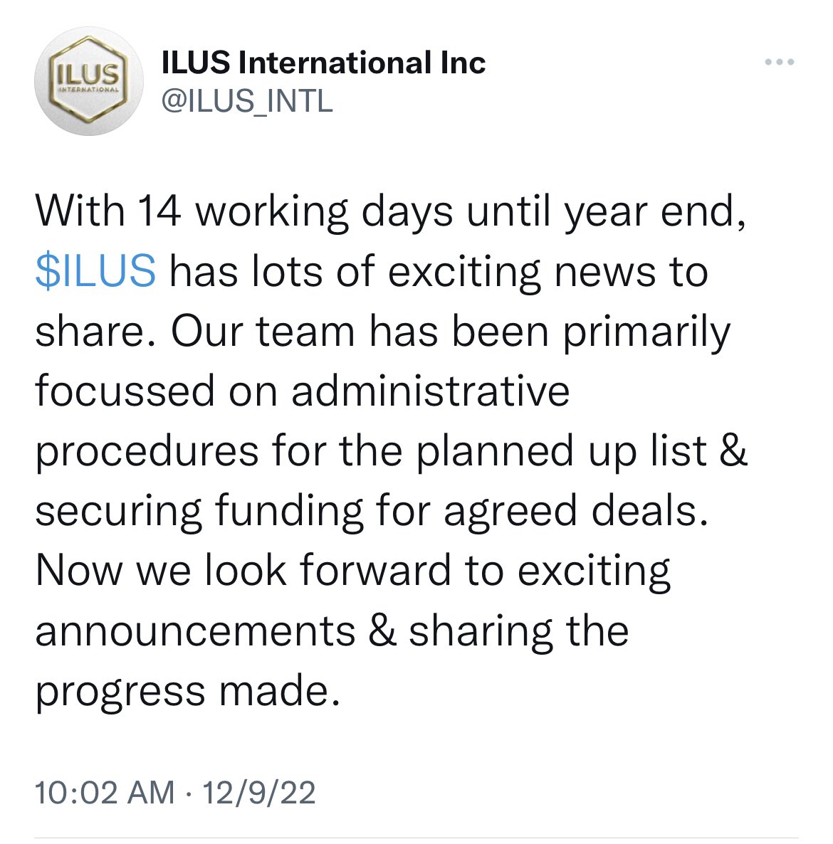 Yenom99's tweet photo. $ILUS Really hoping to hear something about this before or at the Annual Shareholder Meeting on Friday. 

$QIND #ERT 

@ILUS_INTL @BackwellJp @NicolasLink https://t.co/D3BHVTC7Ip