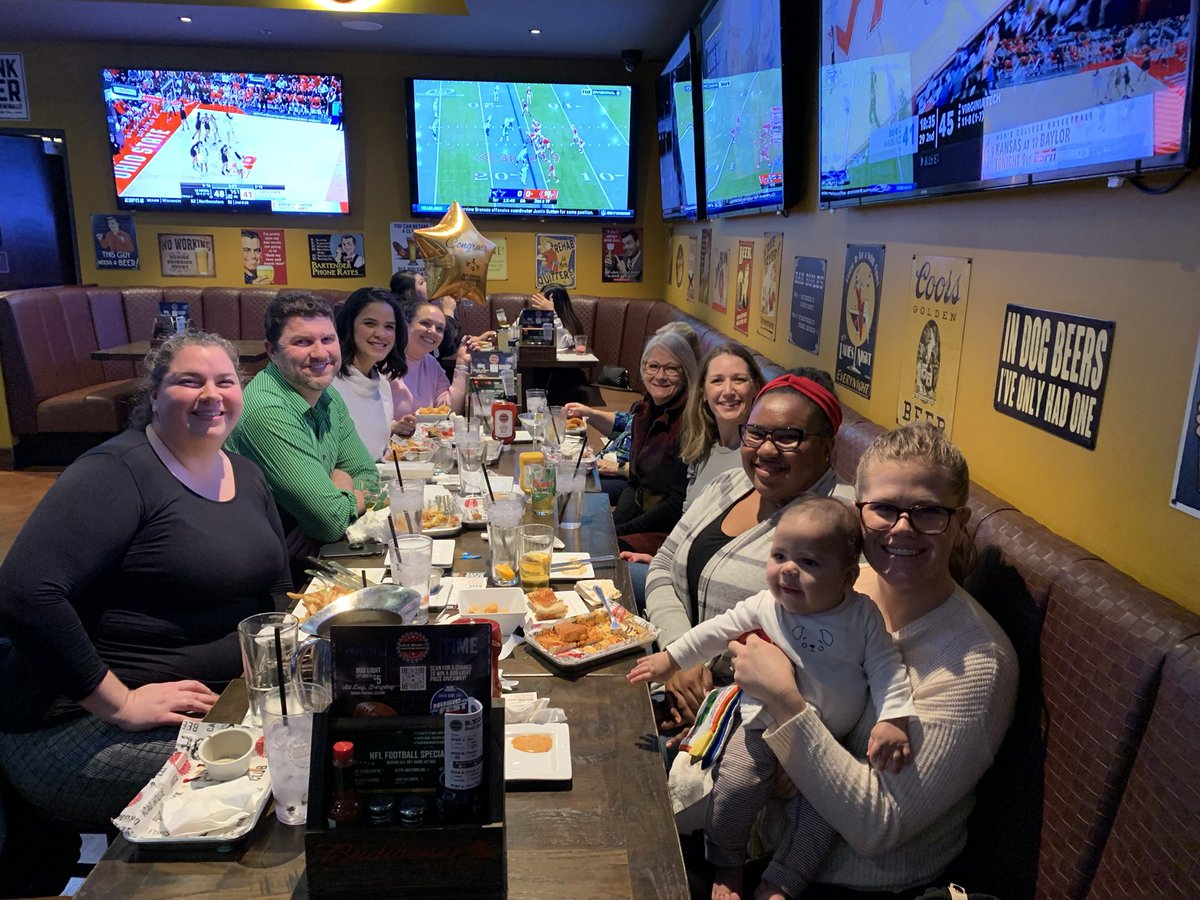 Love this amazing group of humans so very much. Although we no longer work together each day, we are very much still connected and team of friends. We were able to celebrate our beloved <a href="/doubled97/">Donnie Dicus</a> and for achieving his MOC! Cheers to a much brighter year ahead my friends. ☀️🕶🤍