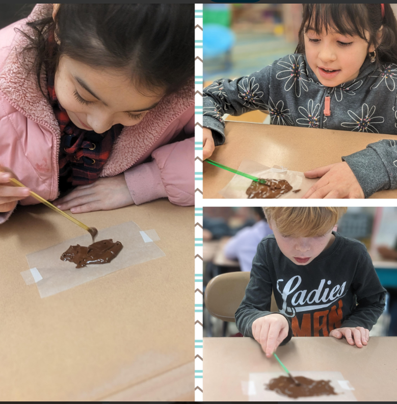 What state of matter is chocolate? What happens when heat is applied? Can we change it back to its original state? Come on over to second grade to find out!

<a href="/BrentwoodMESE/">Brentwood Magnet Elementary School of Engineering</a> #EngageEmpower #science