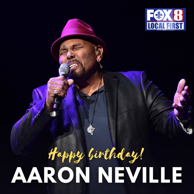 Happy 82nd birthday to a New Orleans original, soul singer Aaron Neville! 