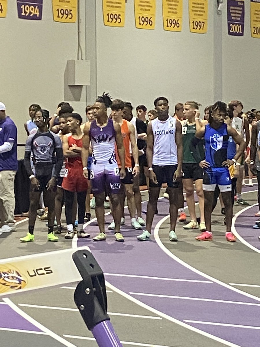 My First Indoor Track and Field  Season… working to become one of the Top Hurdlers in the State. 💯🟣⚪️