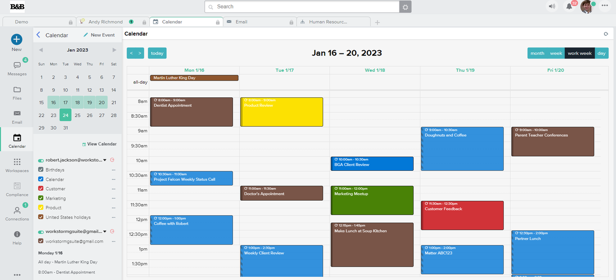 WorkstormHQ's tweet image. With Workstorm's new Google integration, you can leverage your Google Workspace calendar for your meetings or overlay your personal Google calendar with your work Office 365 calendar. This will increase your productivity, while preserving your security and privacy.