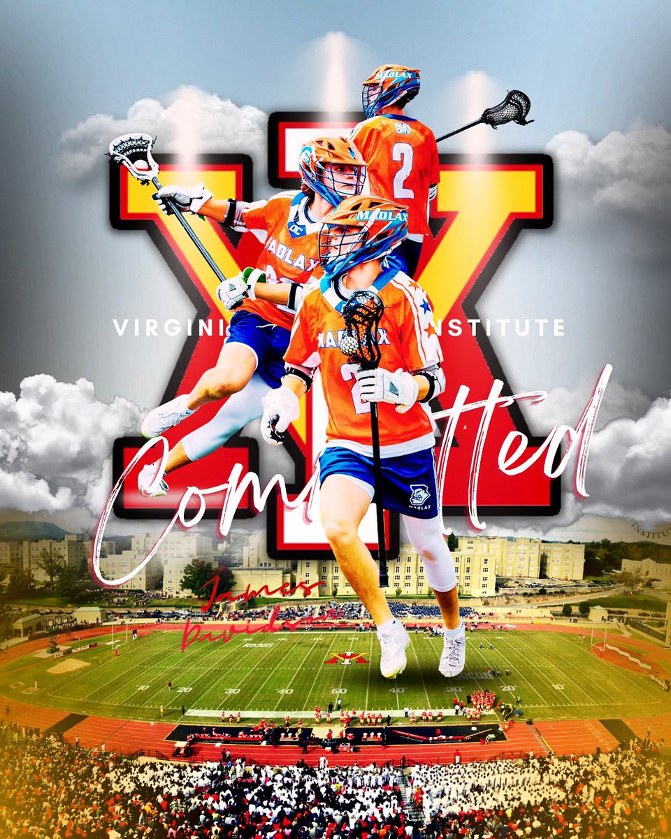 Congrats to ‘24 attack/mid James Davidson, a crafty Georgia native, on his commitment to VMI!! 

#GOMADLAX #RUNDMV