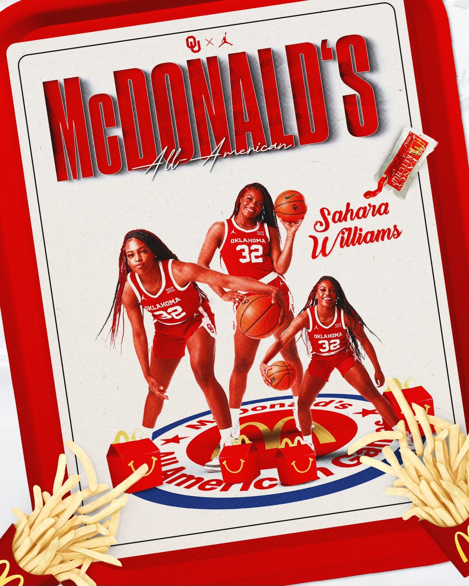 Oklahoma Basketball (@ou_wbball) on Twitter photo Gold medalist, 5-star recruit and nowโฆ<a href="/saharawilliams6/">Sahara Williams</a> is an ๐๐ฅ๐ฅ-๐๐ฆ๐๐ซ๐ข๐๐๐ง!
#Sooners x <a href="/McDAAG/">McDonald's All American Games</a> Gold medalist, 5-star recruit and nowโฆ<a href="/saharawilliams6/">Sahara Williams</a> is an ๐๐ฅ๐ฅ-๐๐ฆ๐๐ซ๐ข๐๐๐ง!
#Sooners x <a href="/McDAAG/">McDonald's All American Games</a>