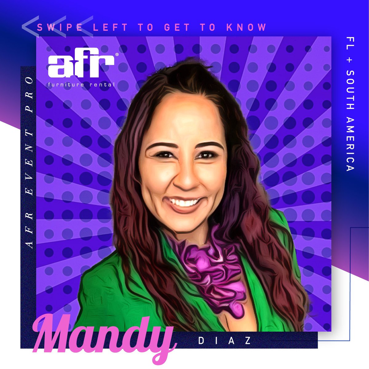 Mandy Diaz is a passionate designer, doer, and dreamer with 20+ years of hands-on event industry experience spanning celebrities, corporate clients, sports marketing agencies, experiential agencies, and much more.

READ MORE: afrevents.com/mandy-diaz
 
#mandydiaz #eventdesigner