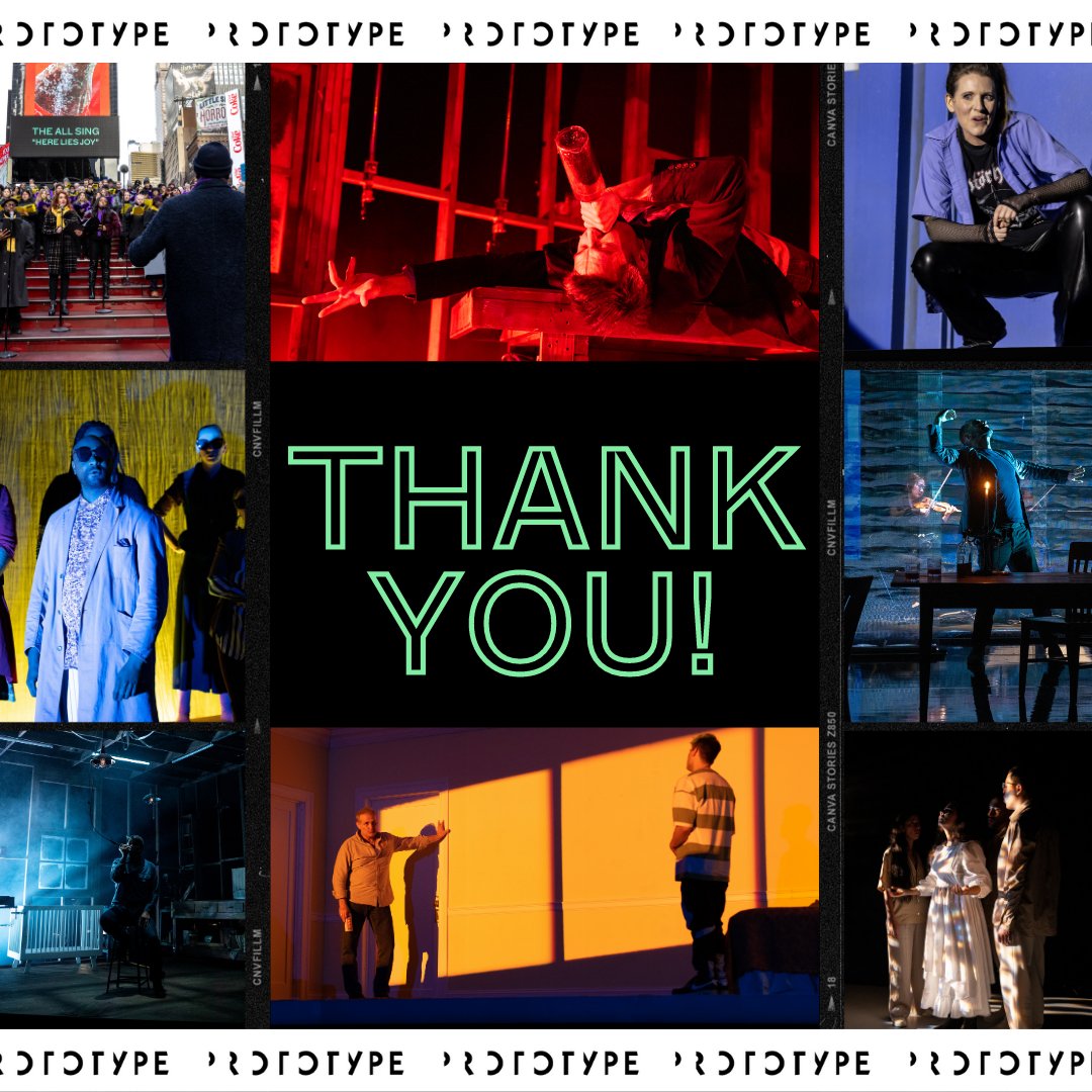 PROTOTYPEfest's tweet photo. And just like that!  PROTOTYPE 2023 has come to an end. 💚  It would be "hard to imagine artistic life without this annual January showcase for adventurous opera/music theater." (Wall Street Journal). Thank you for joining us this year! See you next year 😉 https://t.co/p96vJkDDfE
