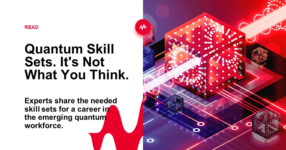 Keysight's tweet image. In last year's events, IEEE Quantum Week (#QCE22) &amp;amp; #KeysightWorld panels discussed the skill levels needed for #quantum technology to thrive #quantum &amp;amp; #workforce skills needed to get hired. Learn more: keysig.ht/kULEcm
