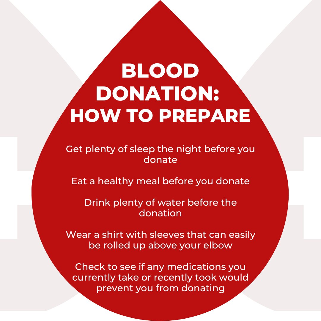 Hey Flashes! Check out these tips before donating blood or platelets.