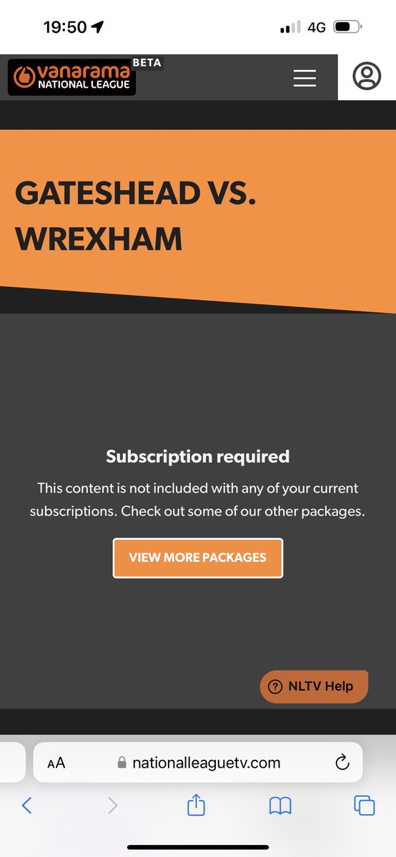 😭😭not working #Wrexham #Gateshead #livestreaming