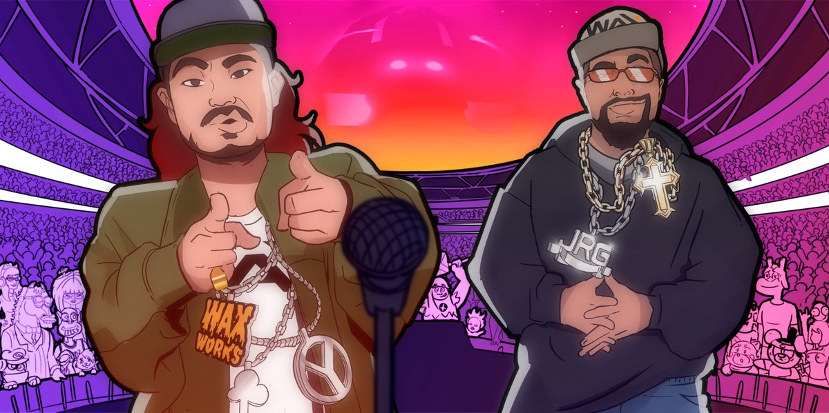 lembas_art's tweet photo. #waxfam It's cool to look back and see how much history this community already shares.

Mint #2 and #3 of "End of the World music festival" (with optional vIRL) one of the arts from  @Tantilloon's  https://t.co/tCmHdAYshw + @yksanjo  contest will be available tomorrow.

Lembas👺 https://t.co/kjAIbpSFMB