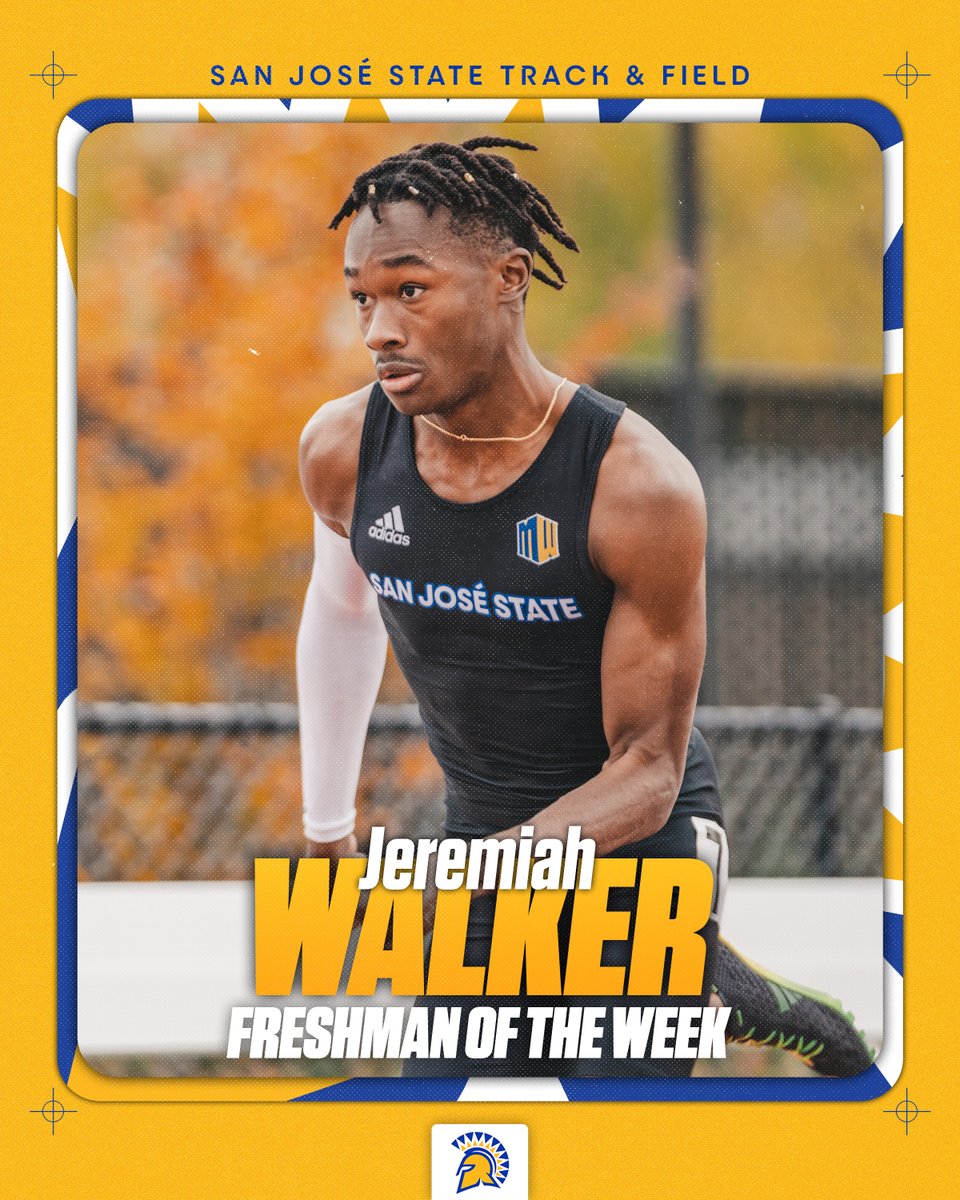 Congratulations to Jeremiah Walker for winning MW Men's Freshman of the Week for the second consecutive week!

He came in second place in the 200m Dash at the Wesley A. Brown Invitational over the weekend with a time of 21.42 seconds.

#AllSpartans