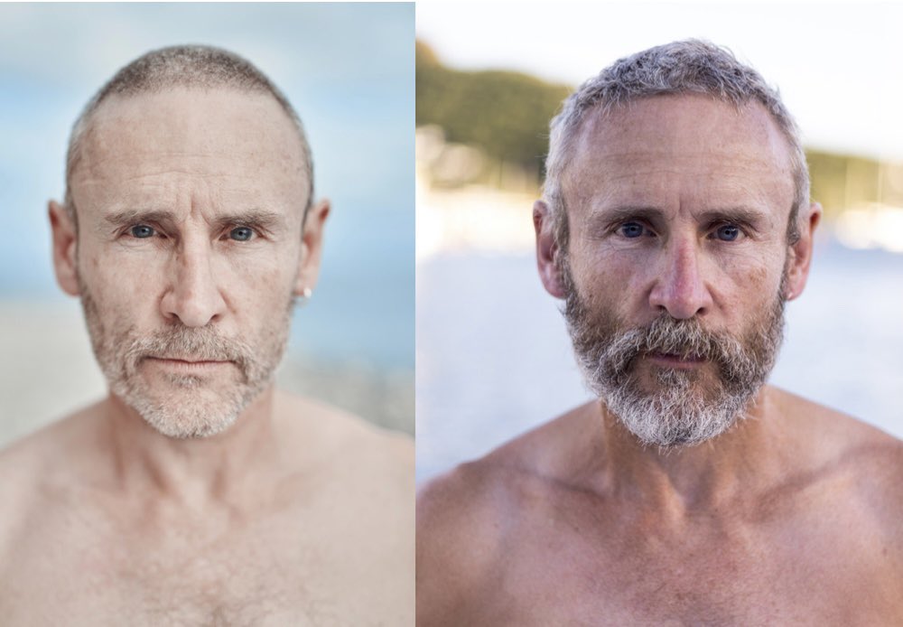 My husband @calm121 looks a little different after rowing 3000miles with @TWAC2022_ABS for charity. He’s a bad ass. A white bearded, tanned skin, calloused handed, bad ass ❤️