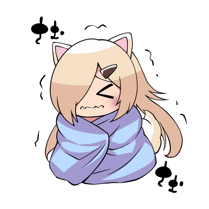 【おはよう】寒波に手も足も出ない。 