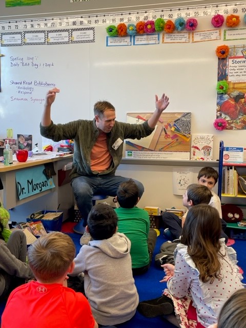 Shane and Jude were thrilled to have dad in today as Watch Dog. Shane was able to celebrate his birthday with dad. Jude enjoyed dad helping with an ELA center. Knockout was a serious game at recess. Thanks for volunteering, Mr. Lockwood! <a href="/Methacton/">Methacton Schools</a> <a href="/WATCH_DOGS/">WATCH D.O.G.S.</a>