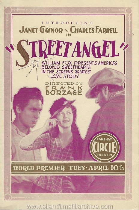 Janet Gaynor won the 1st Academy Award for Best Actress for her performance in the 1928 melodrama, Street Angel. @janetgaynors @SilentFS @silentmoviesera @silentmoviegrrl @silentmoviesUK @SilentFilmGroup @OldSilentMovies @OldSilents @silentfilmtank @silentmovie_