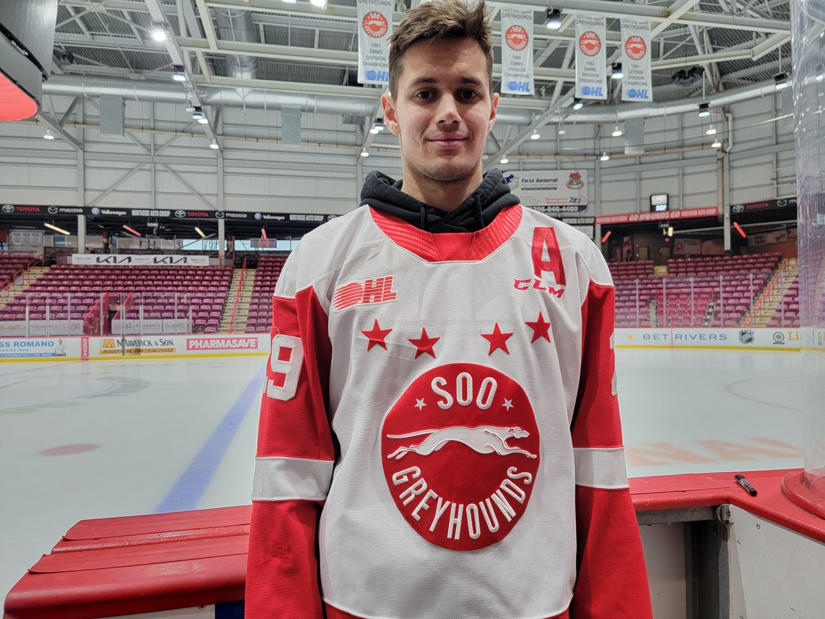 Meet the newest Assistant Captain of <a href="/OHLHoundPower/">X - Soo Greyhounds</a>.  Congratulations to Kirill Kudryavtsev who was just added to the team's Leadership Group.