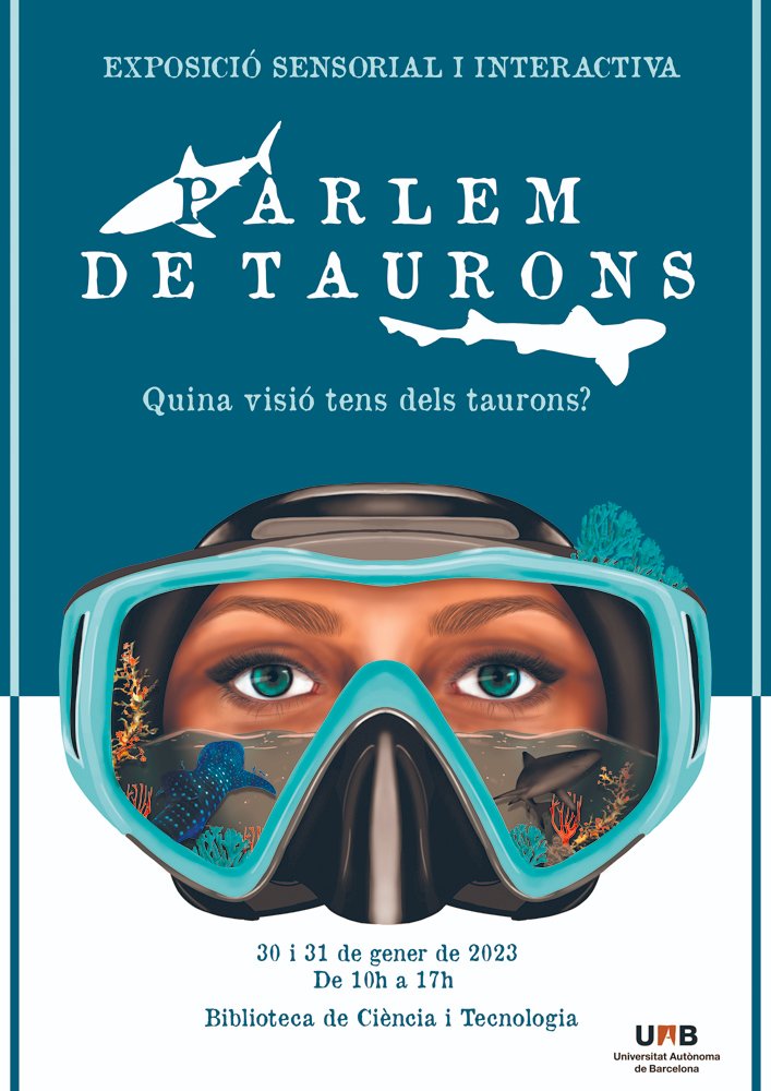 Bctuab's tweet photo. 🆕'Parlem de taurons'🦈
Exposició sensorial i interactiva, on et convidem a revisar la teva visió sobre els #taurons.

📅30 i 31 de gener
��10h a 17h
📍#EspaiBCT de la #bctUAB

#BibExposUAB @bibliotequesUAB @gerigola_6 @JaroaLopez @med_sealife @asolermembrives @Biociencies_UAB https://t.co/iwxtyT5diD