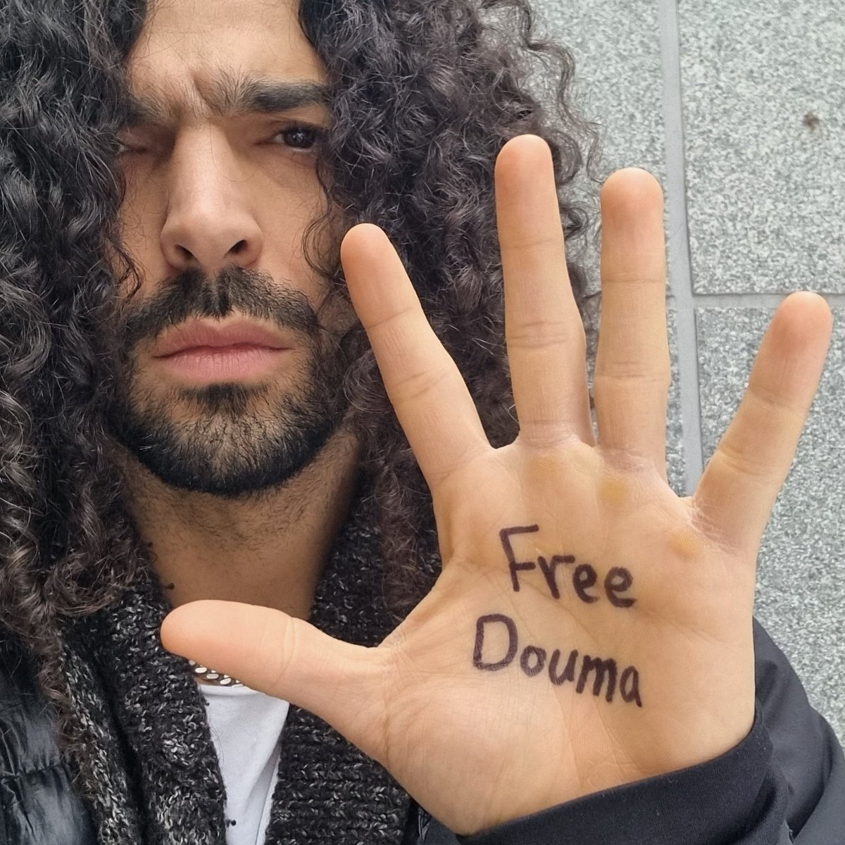 #25janrevolution ✊ 
#FreeDouma #FreeThemAll 
Douma is spending his 10th year in political prison fighting for our revolution against injustice and dictatorship. Douma is one of the thousands who sacrificed everything for freedom and a better future. #neverforget ✊