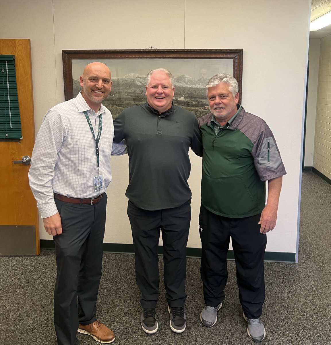 BOHIFootball's tweet photo. Thank you Chip Kelly @UCLAFootball for stopping by Bonita today to recruit our student athletes! https://t.co/Wbo7AHQCdE