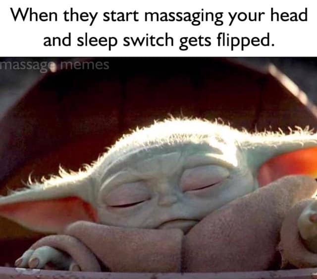 A_MasterMassage's tweet photo. This could be you when I start Massaging your head, neck, shoulders, back etc...💆‍♂️

Book in now!

Call: 0403 126 562
Website: https://t.co/odNSdfycIJ
LIKE &amp; FOLLOW on Social media.

#Massage #Meme #Remedial #Relaxation
#Appointment #BookInNow #BookNow #Grogu #BabyYoda https://t.co/cWCqZGZ0Bm