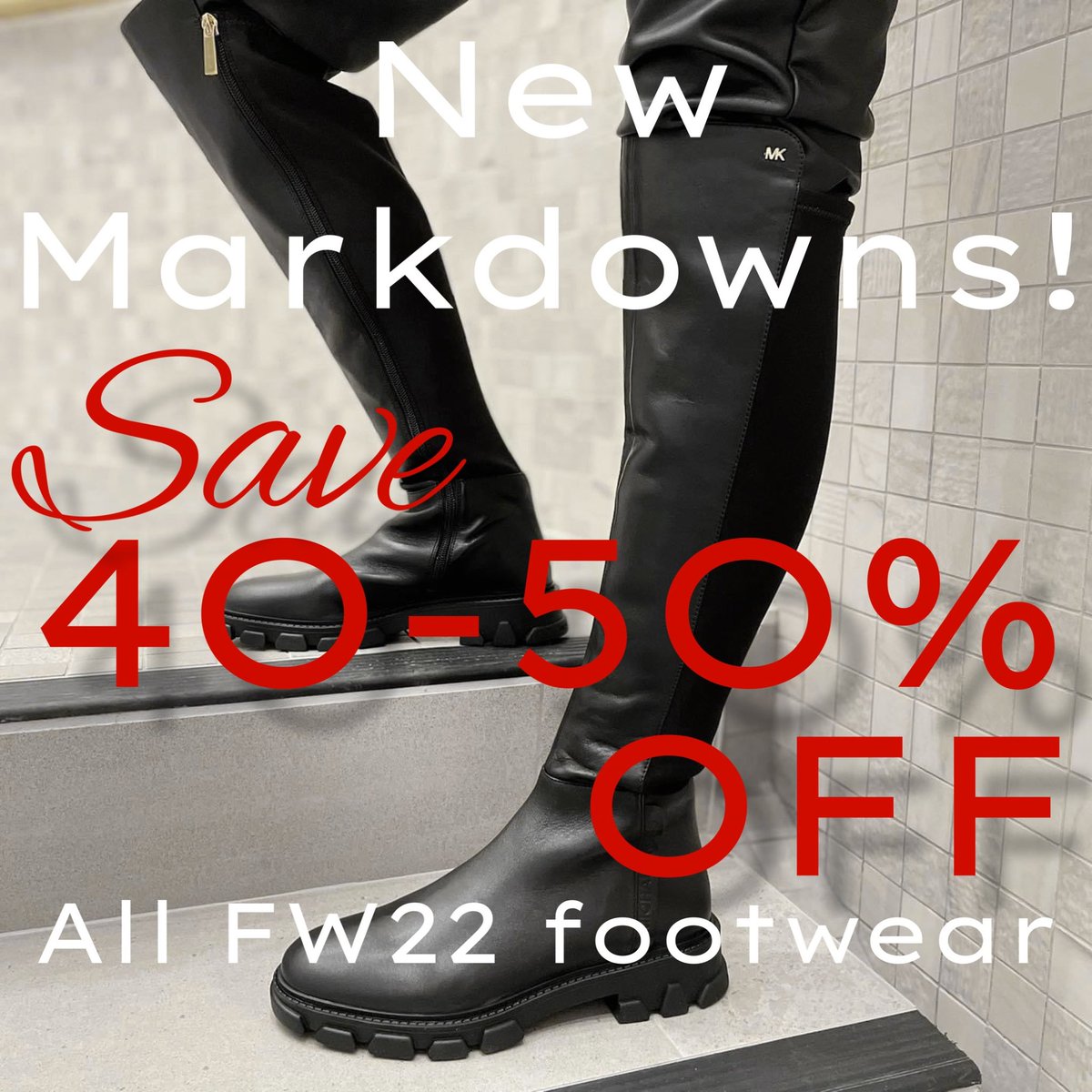 JohnDavidShoes's tweet photo. WOW! All FW22 merchandise is NOW 40%~50% OFF the regular price! Shop in store Mon-Sat 10-6 FREE Hour of parking in Park Lane Mall with eligible purchase. 
Shop Online at https://t.co/byp9tARGbB …we’re always open online! https://t.co/ip1tmOEbHs