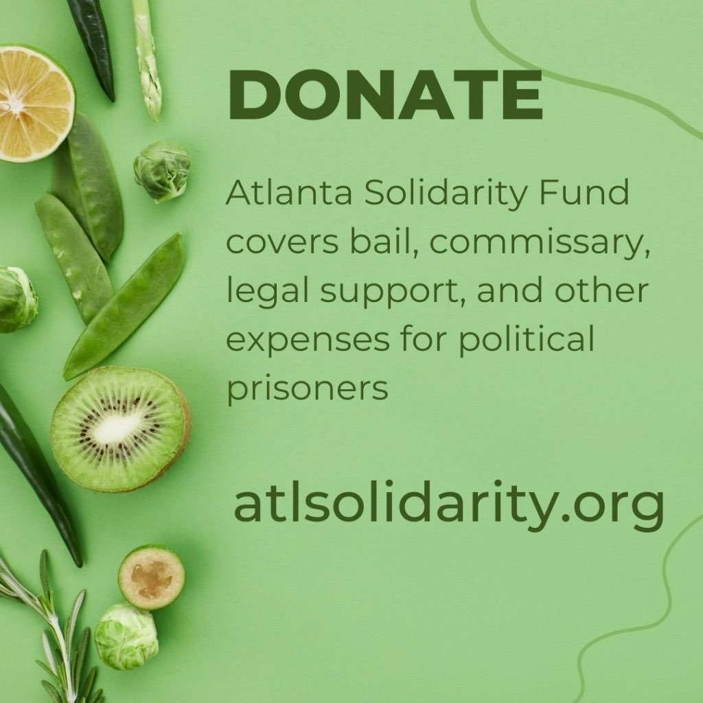 defendATLforest's tweet photo. Call-in today to support forest defenders being denied meals at Fulton County Jail and Atlanta City Detention Center!
 
404-613-2145 
404-612-5100
404-865-8001
404-865-8010

Donate to their legal defense: https://t.co/TXZrob9M7k https://t.co/1ZWFlbrr1Q
