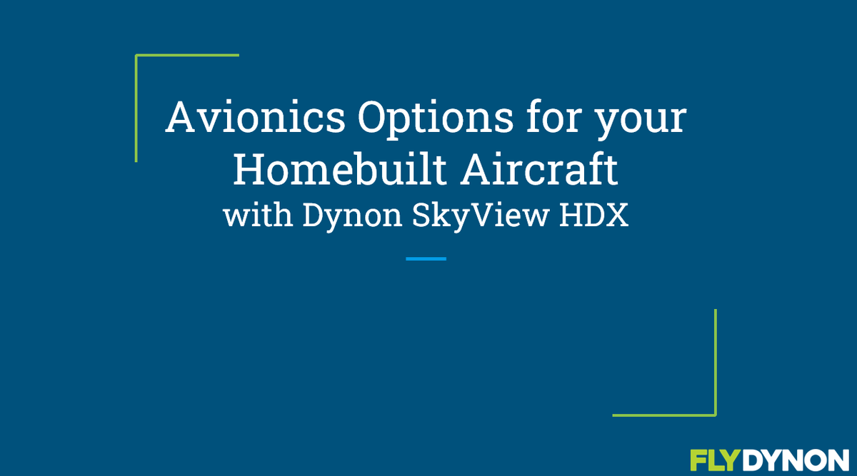 Dynon's tweet photo. Join us today at 5:30p CST / 3:30p PST for EAA Homebuilders Week. We'll discuss all the things you should consider when shopping for a SkyView HDX system for your homebuilt aircraft. Sign up here: https://t.co/7jSSlxd0XB

 #EAAHomebuildersWeek #SkyViewHDX #FLYDYNON https://t.co/ykvKkE9zDN