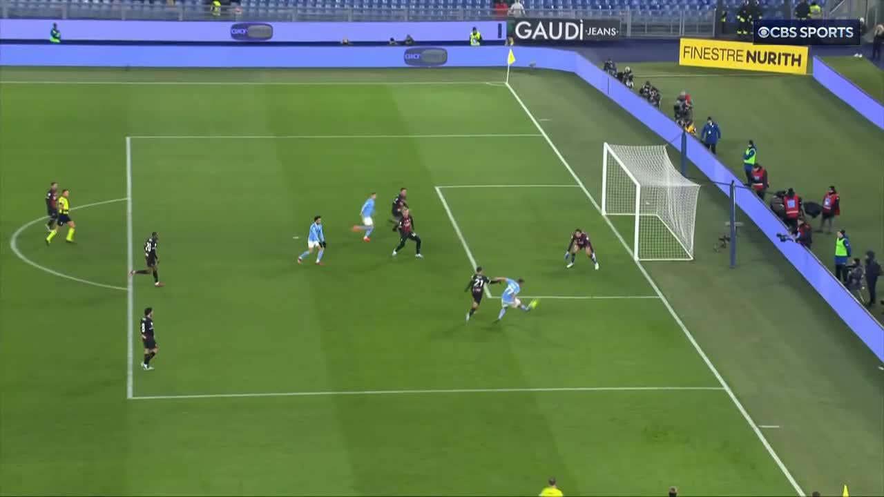An excellent team goal from Lazio!

Mattia Zaccagni applies the finishing touch and Milan are sinking in Rome. 🌶”