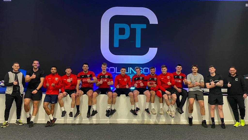 A nice trip to <a href="/collinsonpt/">Collinson Performance & Training</a> tonight for the squad. Thanks to Bryn &amp; Mack for looking after us. Fully recommend it. The hard work of Saturday’s win wasn’t enough to get a night off! #UTM