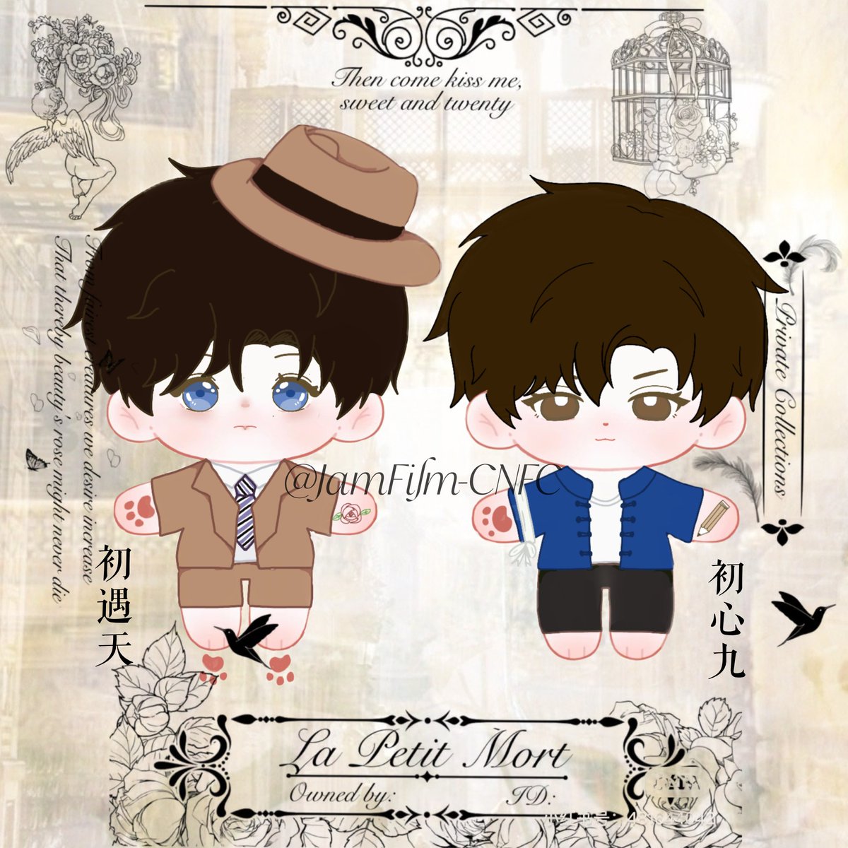 Special gift for JamFilm to memorize Jew and Tian❤️ If finishing production, they will be shipped to Thailand for Jam and Film.

#JamFilm 
#หมายักษ์กับแมวน้อย #แจมฟิล์ม