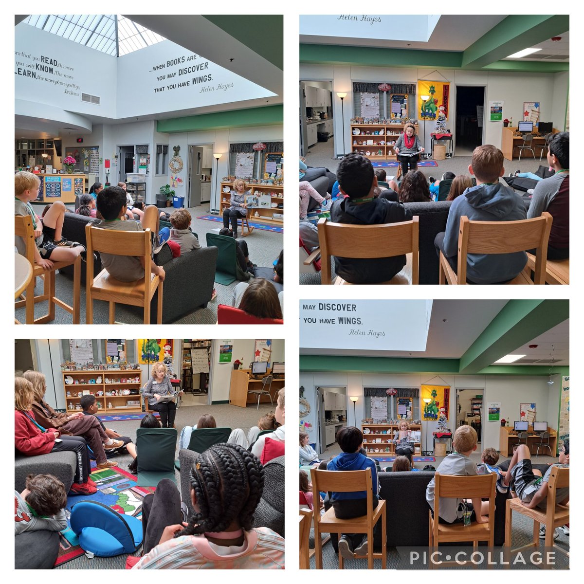 DIS students enjoyed listening to "Trouper"--a true story about a rescue dog (5th graders) &amp; "Moses the Kitten"-- a true story from All Creatures Great &amp; Small author James Herriot (6th graders) <a href="/DurhamLibraryTX/">DurhamLibrarytx</a> <a href="/CISDLibraries/">CISD Libraries</a> <a href="/Carrollisd/">Carroll ISD</a> <a href="/durham_dragon/">Don T Durham Dragons</a>