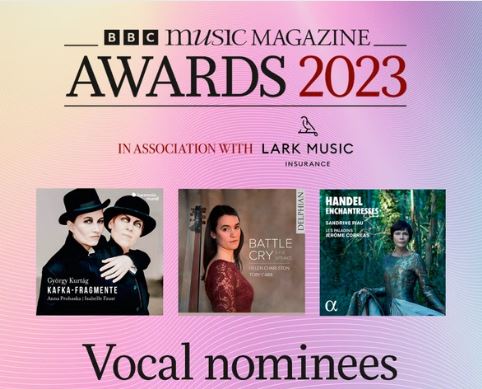 🎶 Congratulations to alumna Helen Charlston on her  nomination in the vocal category of the 2023 #BBCMMAwards for Battle Cry: She Speaks! Voting closes at midnight on Tuesday 28 February…   
👉bit.ly/3wpJxL9