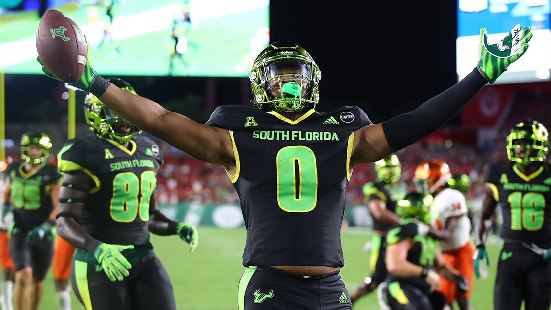 After a conversation with Coach @Coach_Merritt … I am extremely Blessed and Thankful for the offer from @USFFootball!!! @Coach_Springs @coachparker85 @EliteSports_RS @CoachSean1