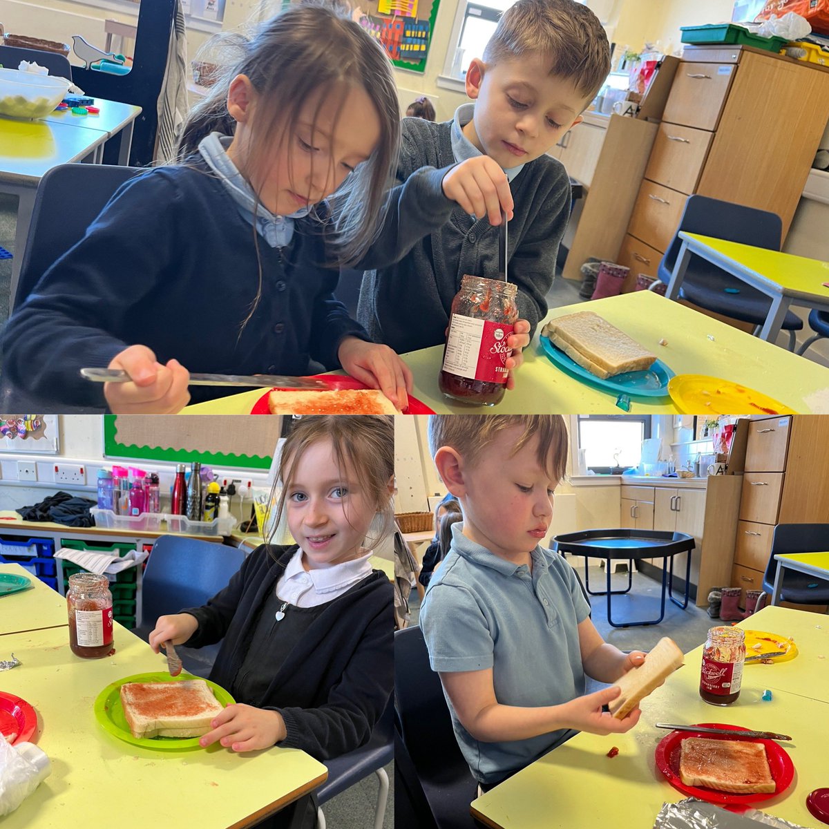 We listened to the Jeely Piece song last week and it has been highly requested ever since! We had a go at making our own, wrapping them up and taking them home. No throwing out the window involved!! 😁