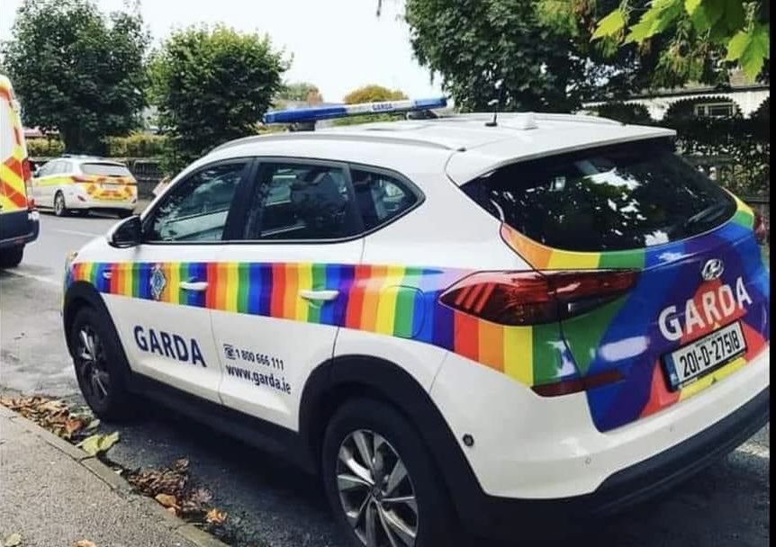 The next time the Gards take Enoch Burke away i hope they do it one of their Pride cars to really piss him off