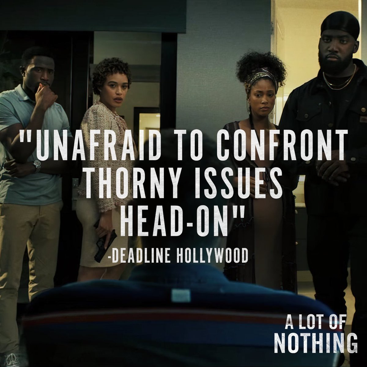 LotofFilm's tweet photo. Critics are raving about the ballsy nature of #ALotOfNothing.

In theaters and on-demand on February 3rd https://t.co/Qu8ZT9uNUI