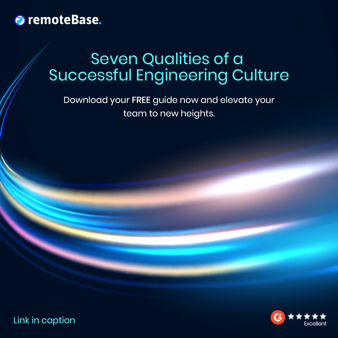 RemotebaseHQ's tweet image. Excellence starts with innovation, collaboration, and continuous improvement. Elevate your team to new heights by fostering these 7 key cultural traits. ✨
➡️ Download your FREE guide: remotebase.com/guide/successf…
#futureofsoftwareengineering #innovativetrends2023 #remotework