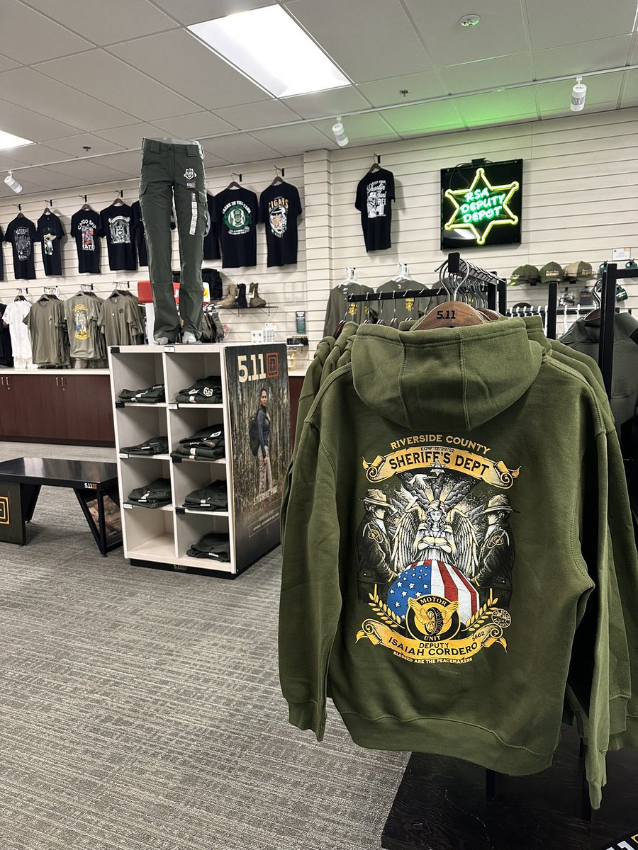RSA’s Deputy Depot has Deputy Cordero’s tribute shirt in stock! Come in to get yours! 
Mon-Thurs 8am-5pm 

#sideactionapperal #honoringthefallen #tributeshirt #deputydepot