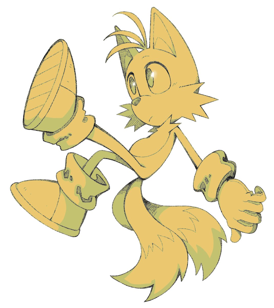 「Today's doodle~#SonicTheHedgehog #Tails 」|Kiiのイラスト