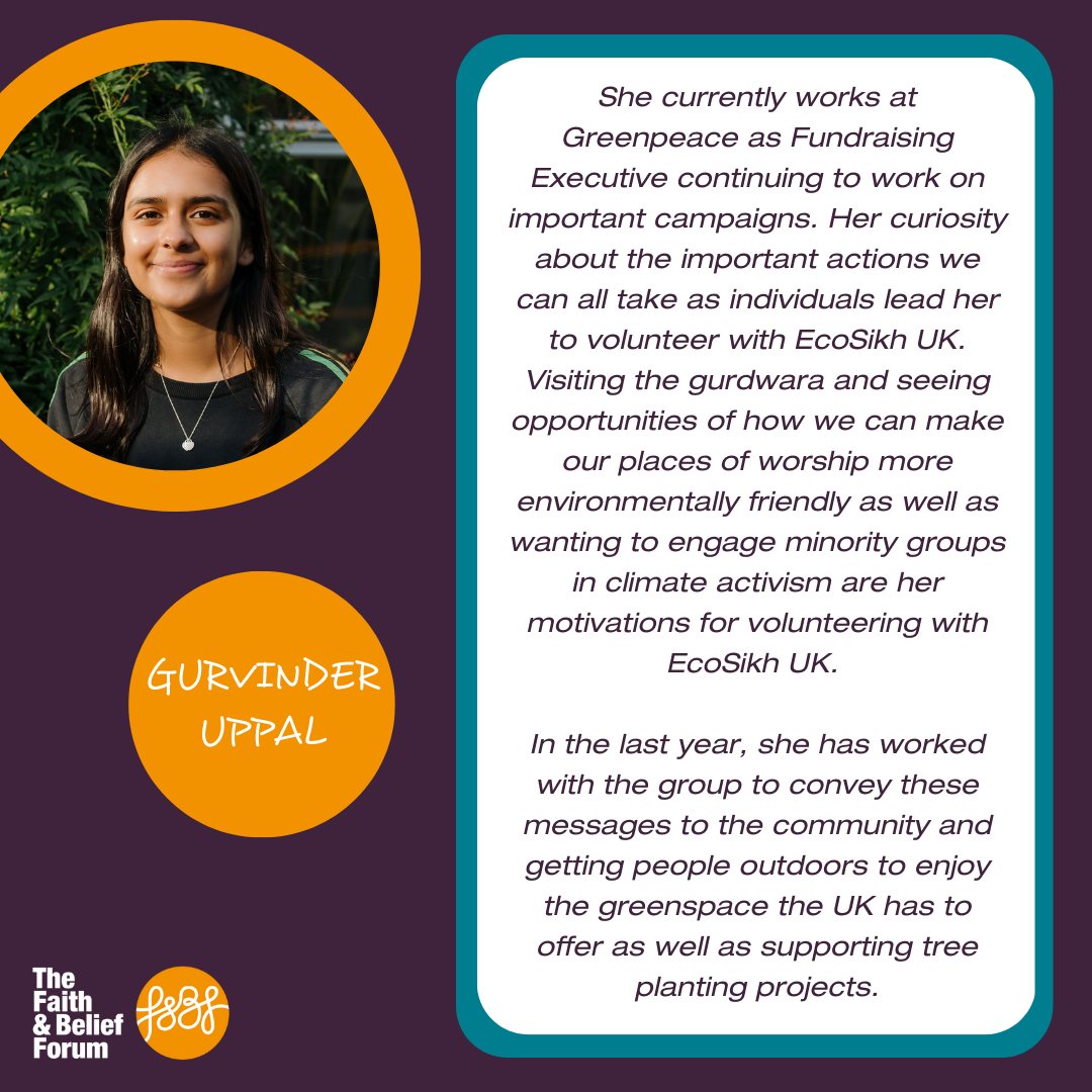 faithbelieforum's tweet photo. Speaker announcement🚨Gurvinder Uppal will join us in the Faith Group Panel at the Youth Interfaith Summit on 6 Feb at LSE. We'll hear from #faithgroups about how they mitigate #climatechange & raise awareness inspired by being part of these communities🤩 https://t.co/dGVCn7MZdu https://t.co/brrbvf2uOG