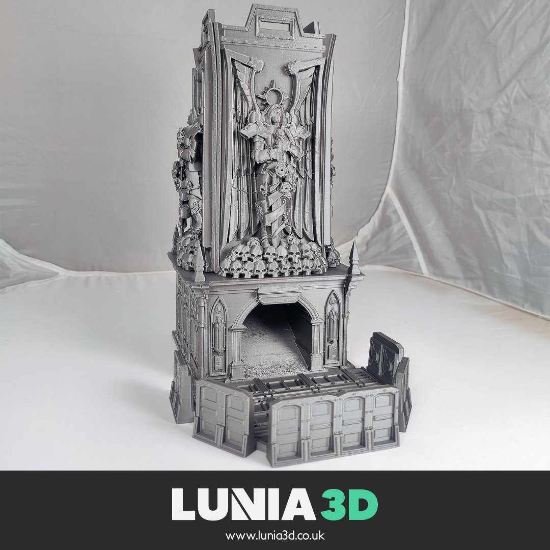 Game night just got even more exciting with this awesome 3D printed tabletop gaming dice tower 🎲

Customized to our clients needs ⚙️

We only send out the highest quality 3D prints 💎

#3Dprinted #3Dprinting #Dnd #wargaming #dice