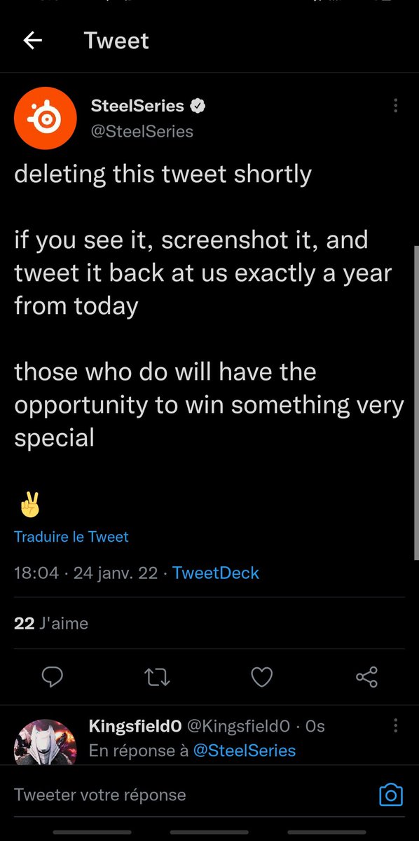 Audric123's tweet photo. @SteelSeries hey it's nooooow !!  🥳 https://t.co/QFMlHeh7ye
