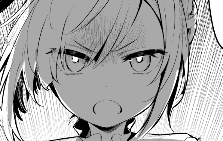 アトリエちゃんお怒りモード 