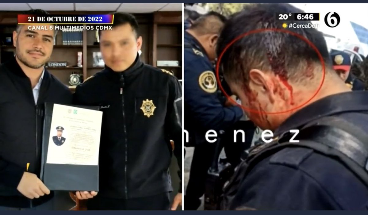 c4jimenez's tweet photo. QUIEREN ENCARCELAR a UN POLICIA HEROE
En octubre, el agente de @SSC_CDMX Alberto, fue premiado por @OHarfuch
Lo ascendieron por matar a la rata en Plaza Metrópoli.
Hoy la @FiscaliaCDMX quiere joderlo: busca acusarlo del homicidio de ese ratero.
El coordinador y el Fiscal van vs é https://t.co/V9pCRlvlWt